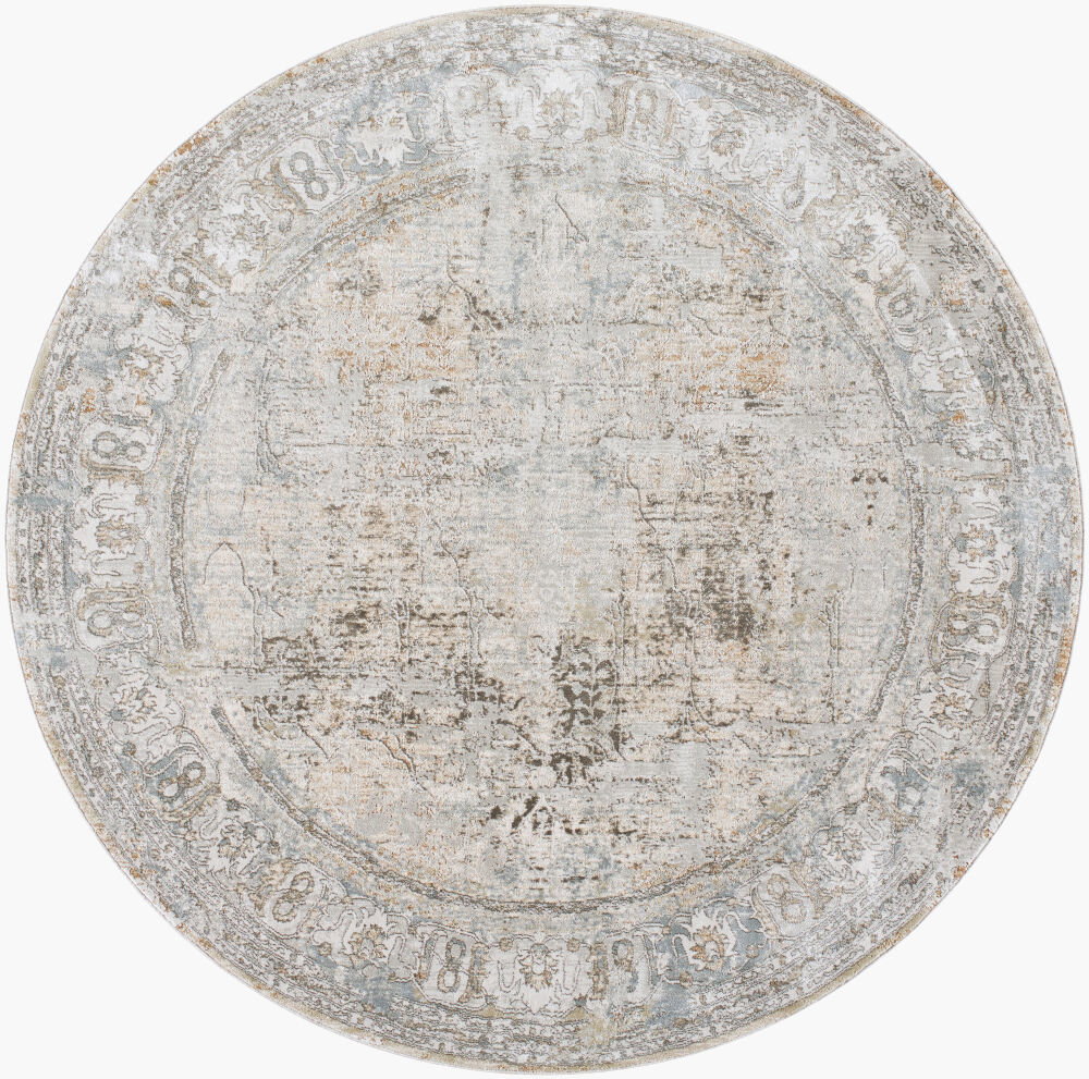 Brunswick Machine Woven Rug, by Surya, 6'6.74" length x 6'6.74" width