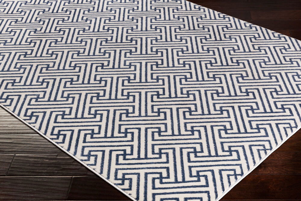 Lagom Machine Woven Rug, by Surya, 1'3.75" length x 1'3.75" width