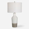 Dakota White Crackle Table Lamp thumbnail 0