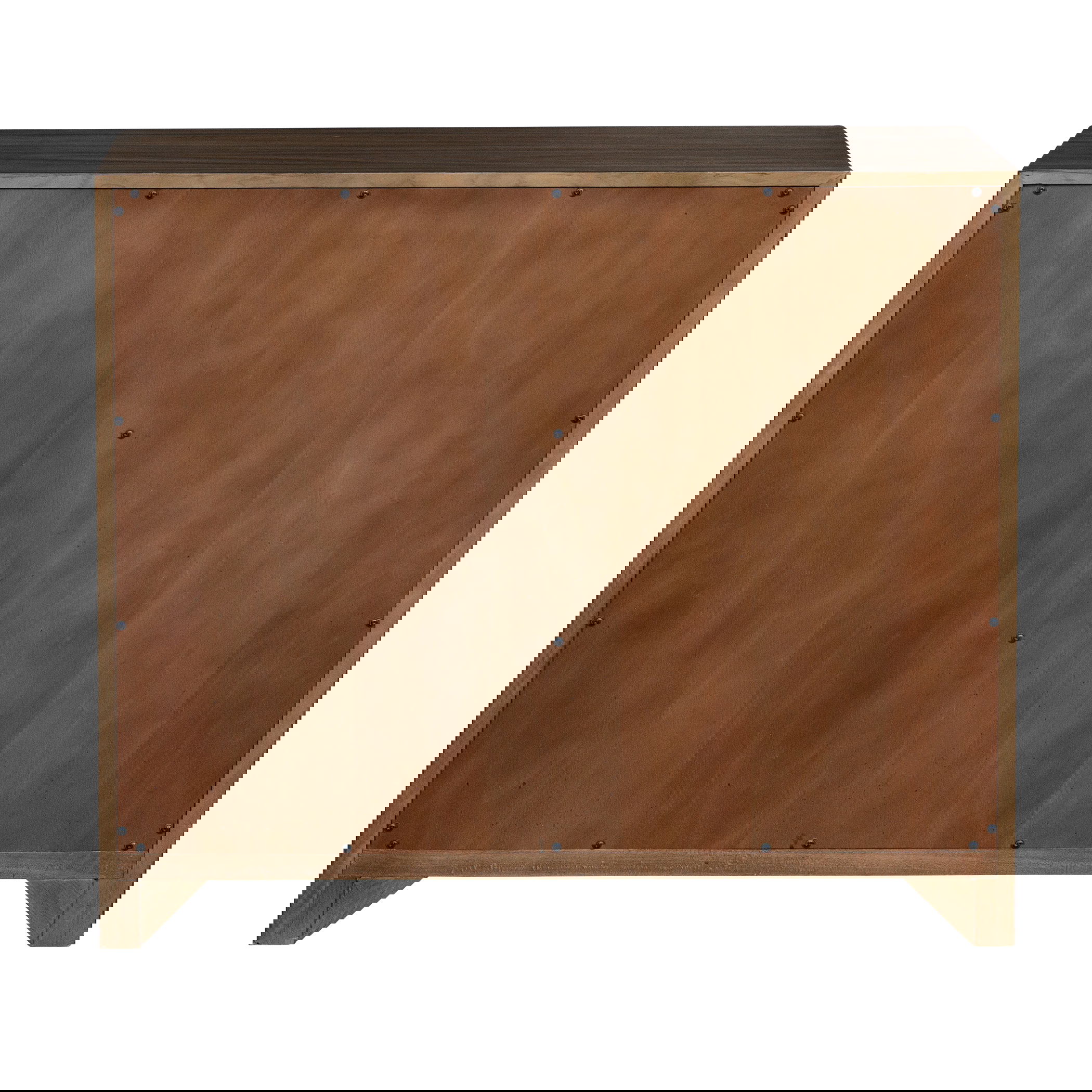 Bowtie 3 Drawer Mid-Century Chest, Furniture by Uttermost, 38" width x 33" height x 17" depth View 10