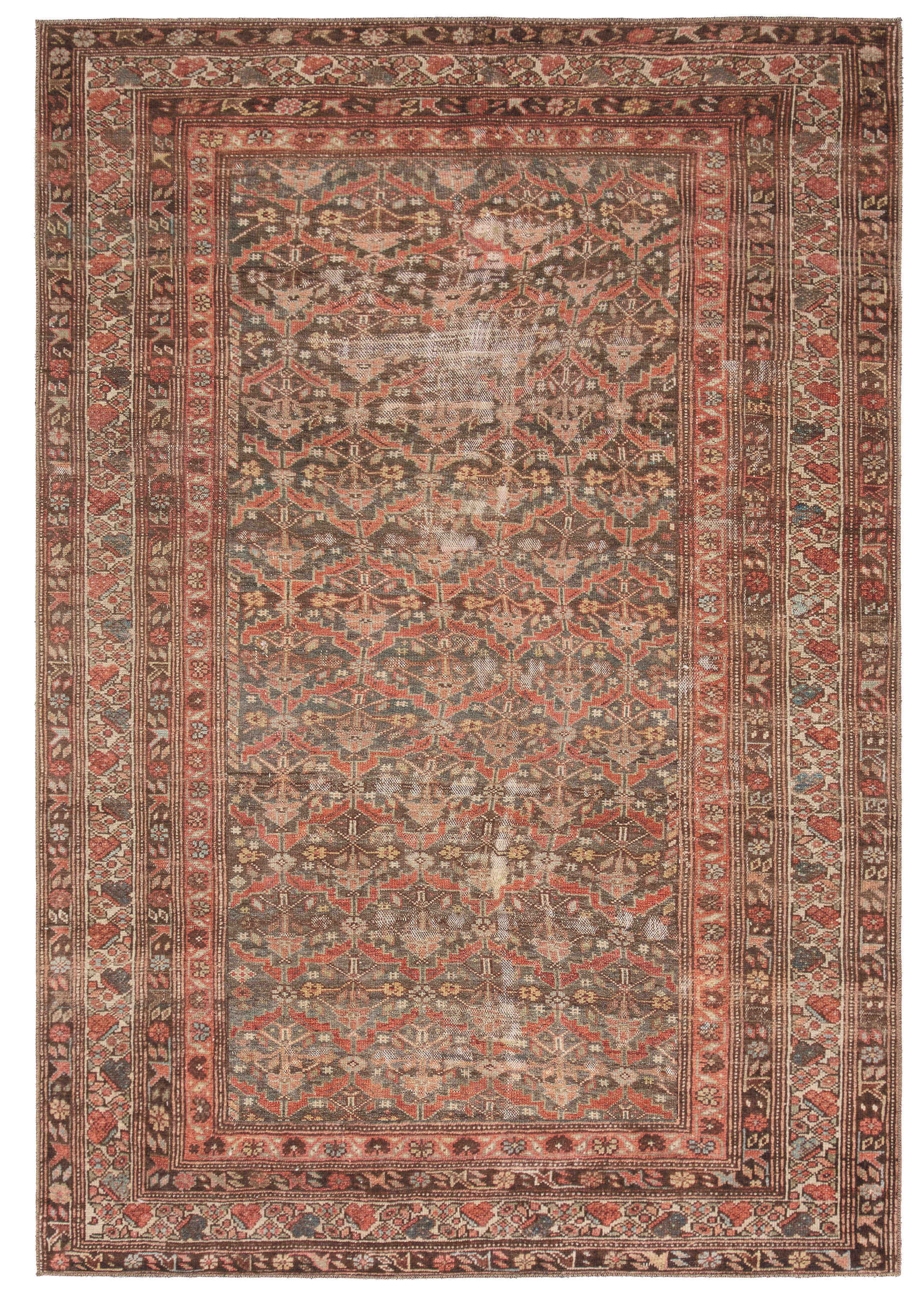 Vibe by Jaipur Living Arjoel Powerloomed Oriental Red Area Rug (6'x9') large image 