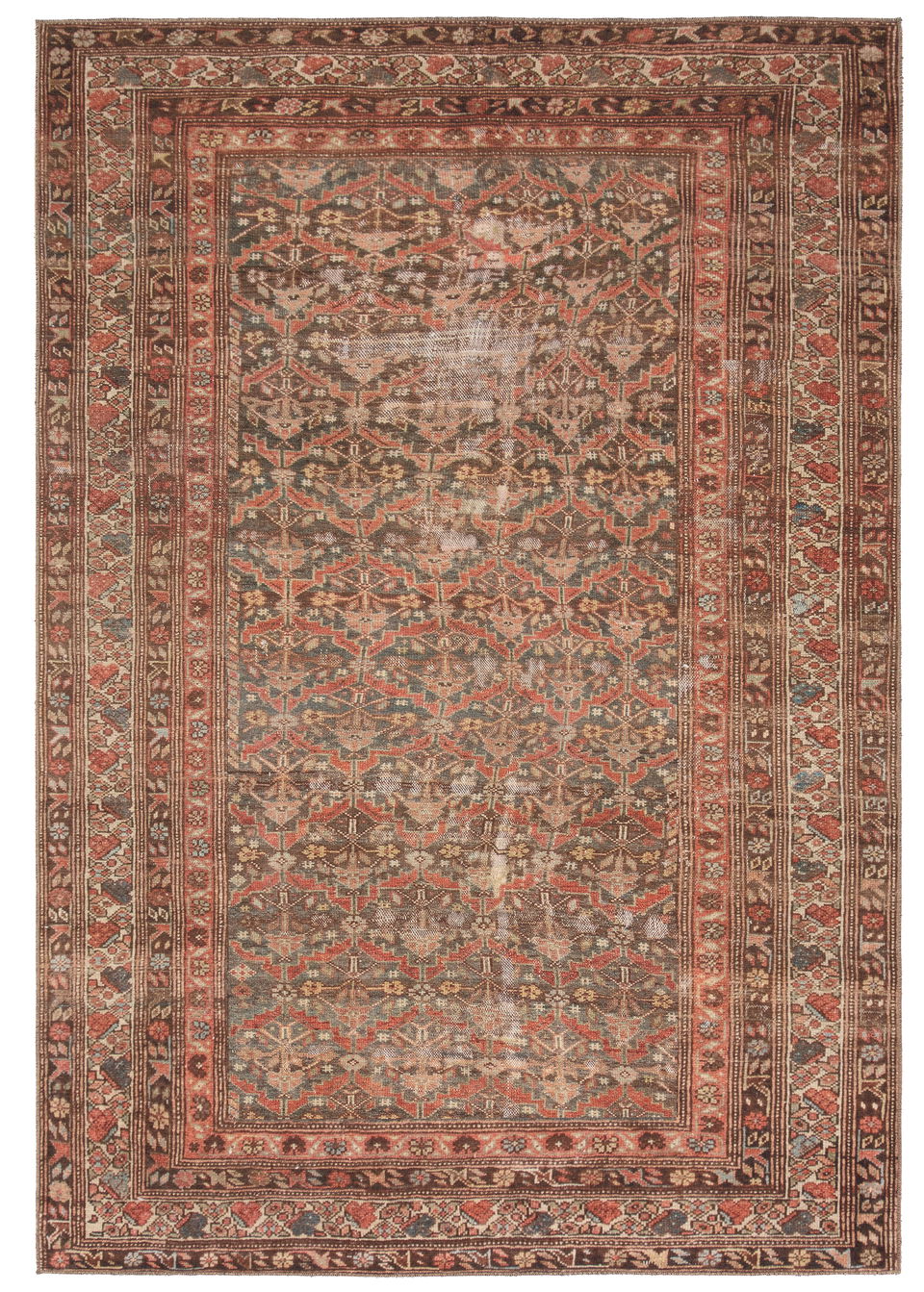 Vibe by Jaipur Living Arjoel Powerloomed Oriental Red Area Rug (6'x9')