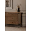 Rene 6 Drawer Dresser Brown, by Moe's Home, 60" width x 35" height x 20" depth thumbnail 7