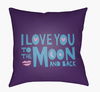 Love To Moon Accent Pillow thumbnail 0