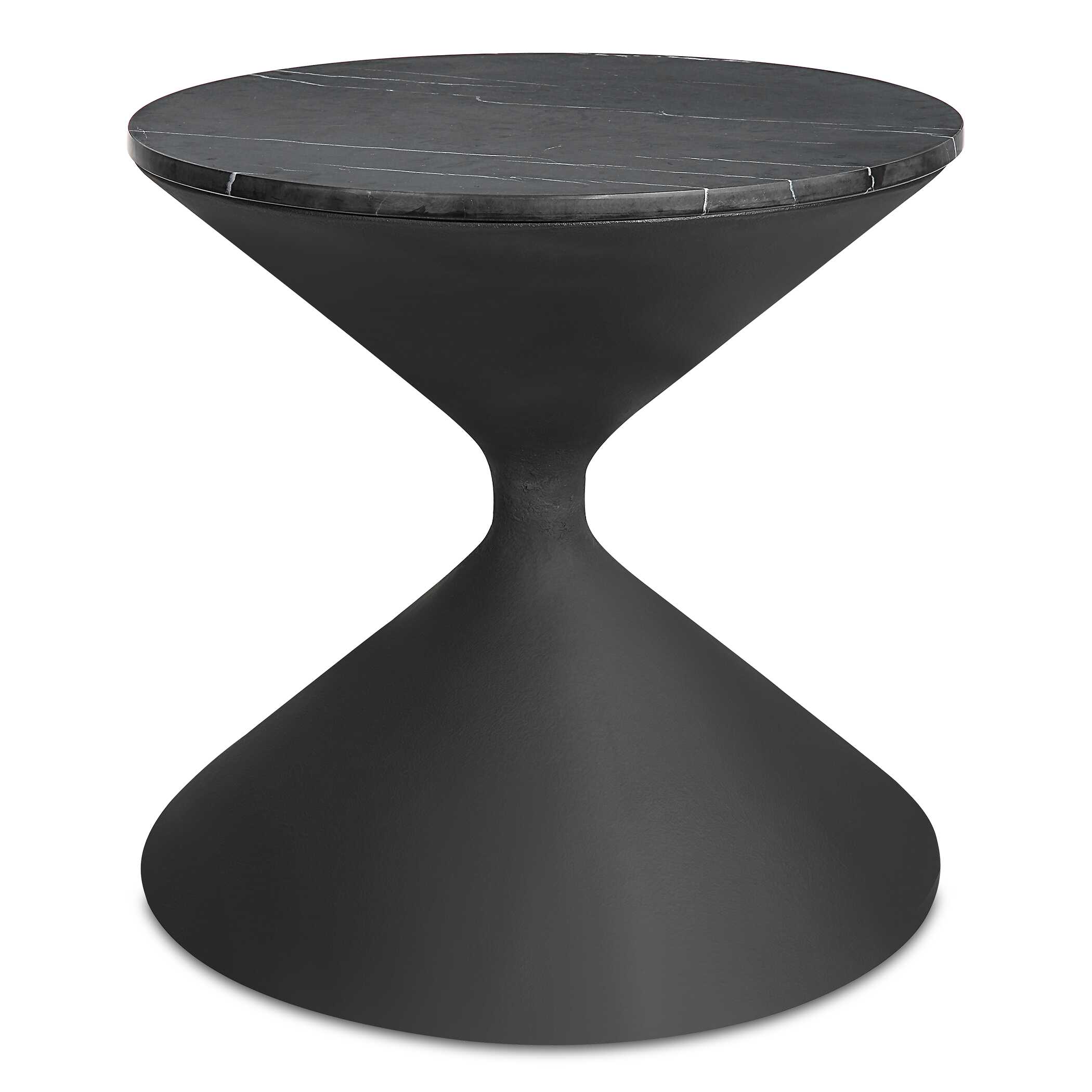 Time's Up Hourglass Shaped Side Table, Furniture by Uttermost, 22.5" width x 22.25" height x 22.5" depth View 1
