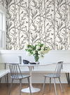 Bambou Toile White Wallpaper, by York Wall, 27' length x 2'3" width x 0.02" depth thumbnail 2