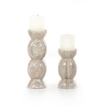 Online Designer Living Room Kivu Pillar Candle Holder, Set Of 2