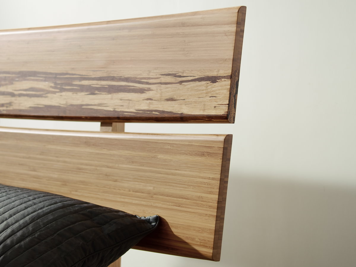 Azara Queen Platform Bed, Caramelized, by Greenington, 87" length x 64.5" width x 44" height View 8