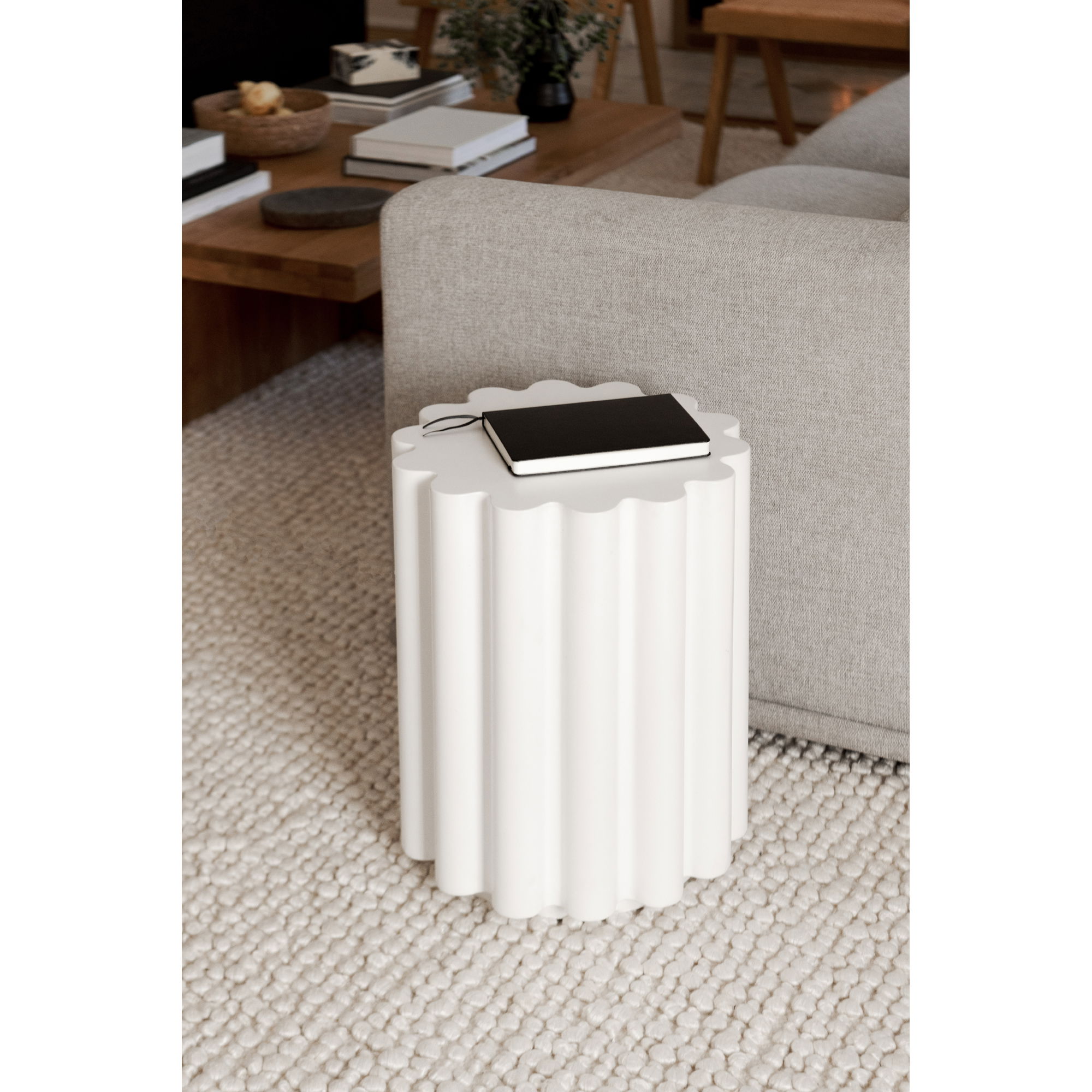 Taffy Accent Table White large image 