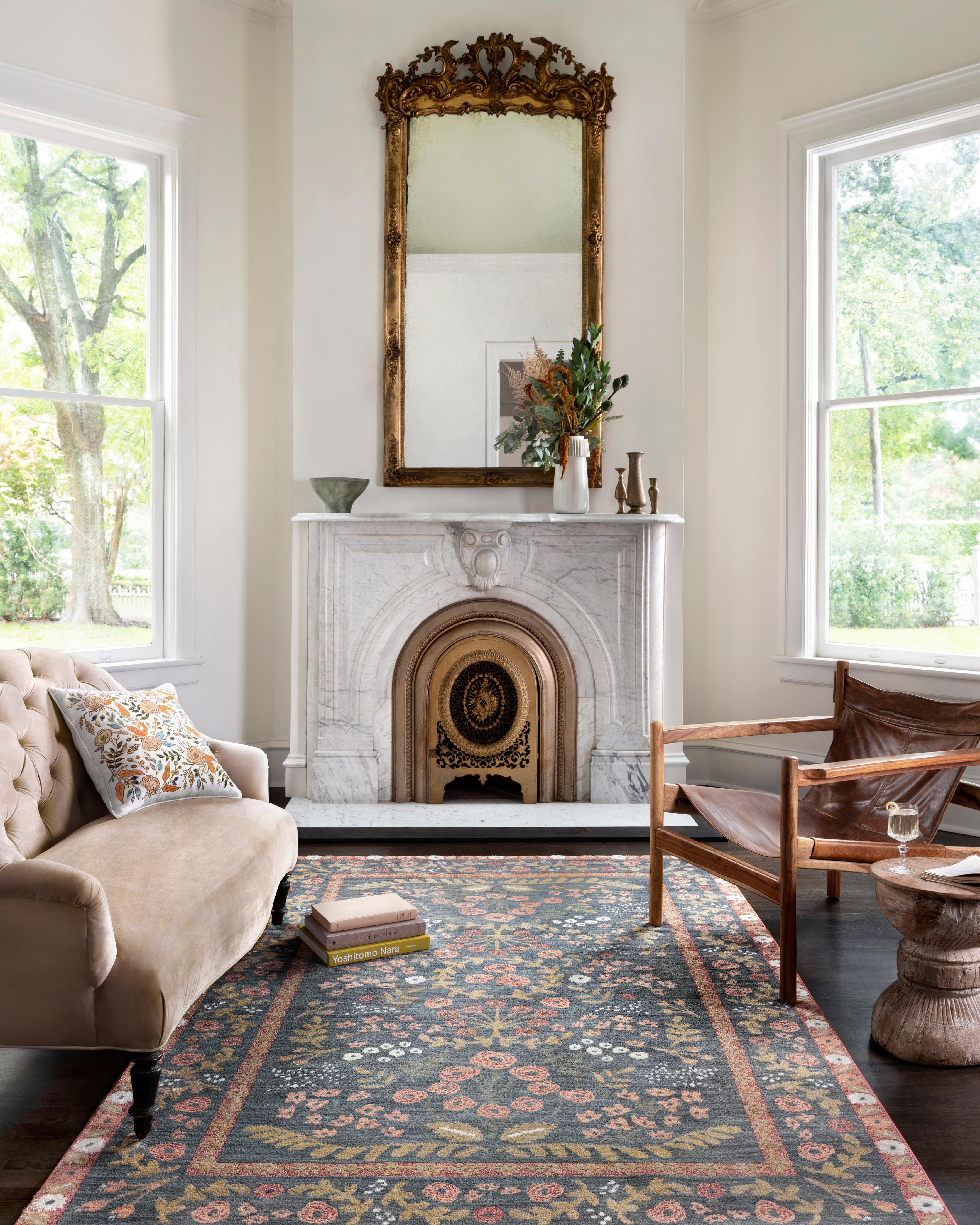 Rifle Paper Co. x Loloi Fiore Rug large image 