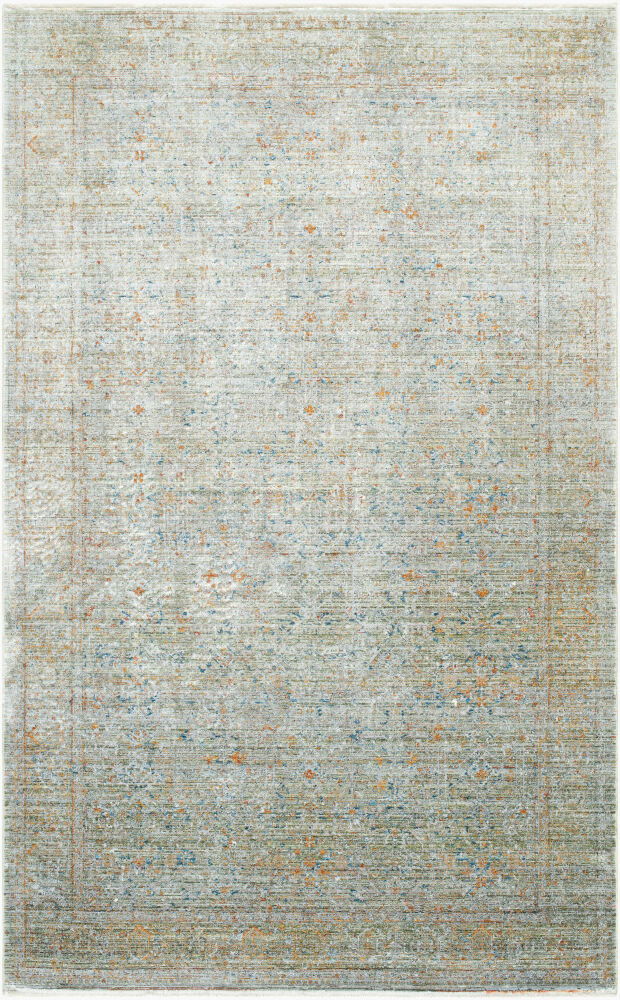 Isfahan Machine Woven Rug, by Surya, 1'3.75" length x 1'3.75" width