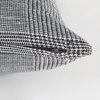 Ramone 14x26 White and Black Fabric Pillow Cover, Decorative Pillow by Mercana, 14" length x 26" width x 0.2" height thumbnail 8