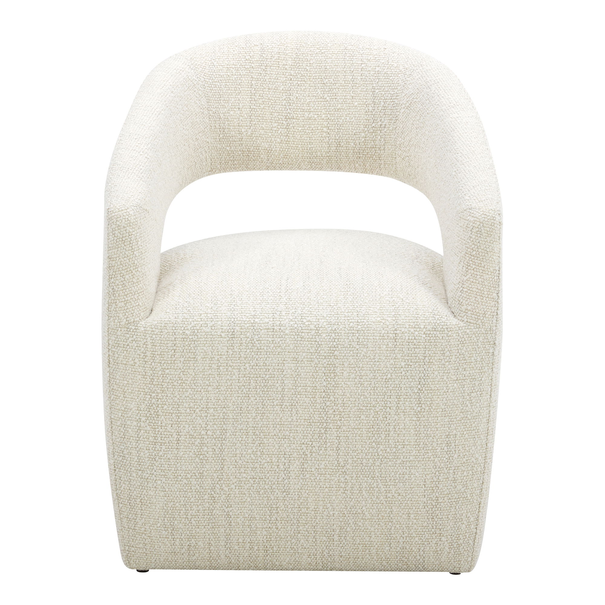 Barrow Rolling Dining Chair White Mist large image 