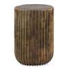 Peaks And Valleys Gold Accent Table, Side & End Table by Uttermost, 14" width x 20" height x 14" depth thumbnail 1