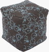 Peddle Power Pouf, Ottoman by Surya, 18" width x 18" height thumbnail