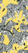 Herd Together Yellow Peel & Stick Wallpaper, by York Wall, 18'10.8" length x 1'6" width x 0.02" depth thumbnail
