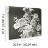 Magnolia Home Tea Rose Black & White Peel & Stick Wallpaper thumbnail 8