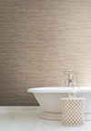 Wide Knotted Grass Metallic Wallpaper, by York Wall, 24' length x 3' width x 0.02" depth thumbnail 3