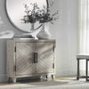 Adalind White Washed Accent Cabinet, Cabinets & Chest by Uttermost, 40" width x 31.75" height x 11" depth thumbnail 2