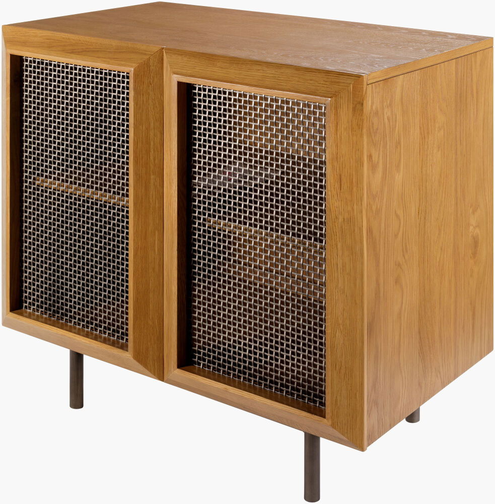 Marshall Mesh Cabinet, Cabinets & Chest by Surya, 30" width x 30" height