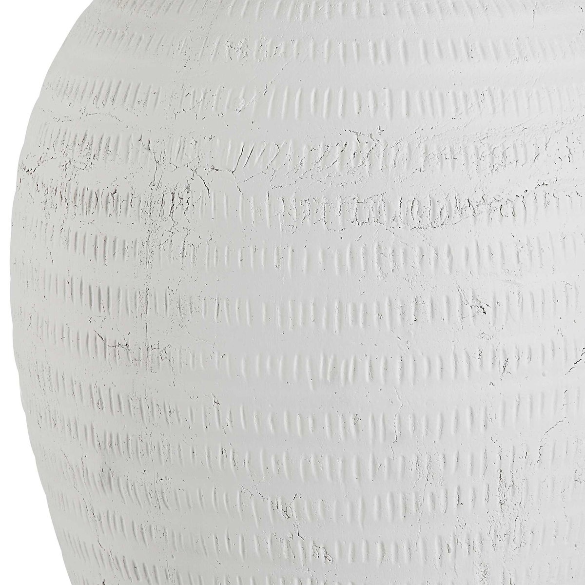 Reyna Chalk White Table Lamp, by Uttermost, 20" width x 28.5" height x 20" depth View 9