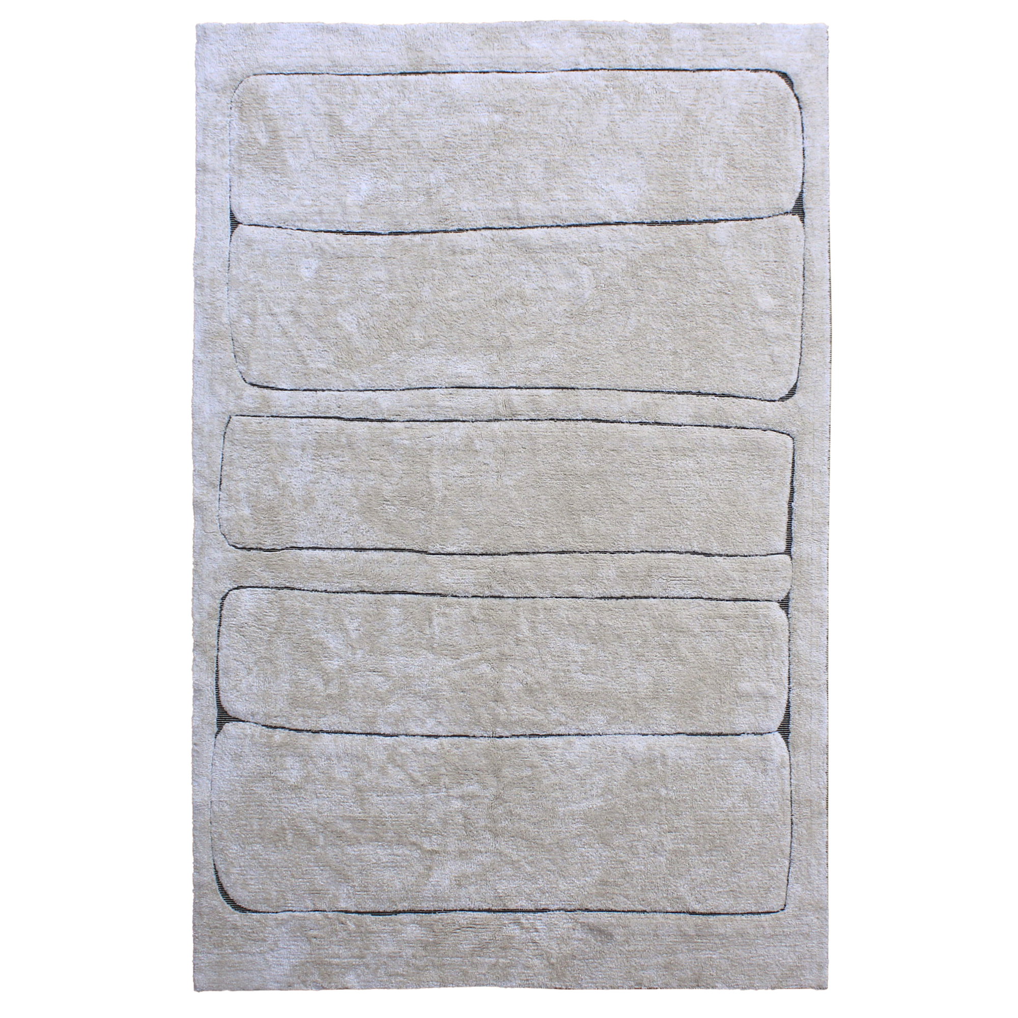 Lydell Rug Ivory 6×9, by Dovetail, 6'0.5" width x 0.5" height x 9'0.2" depth