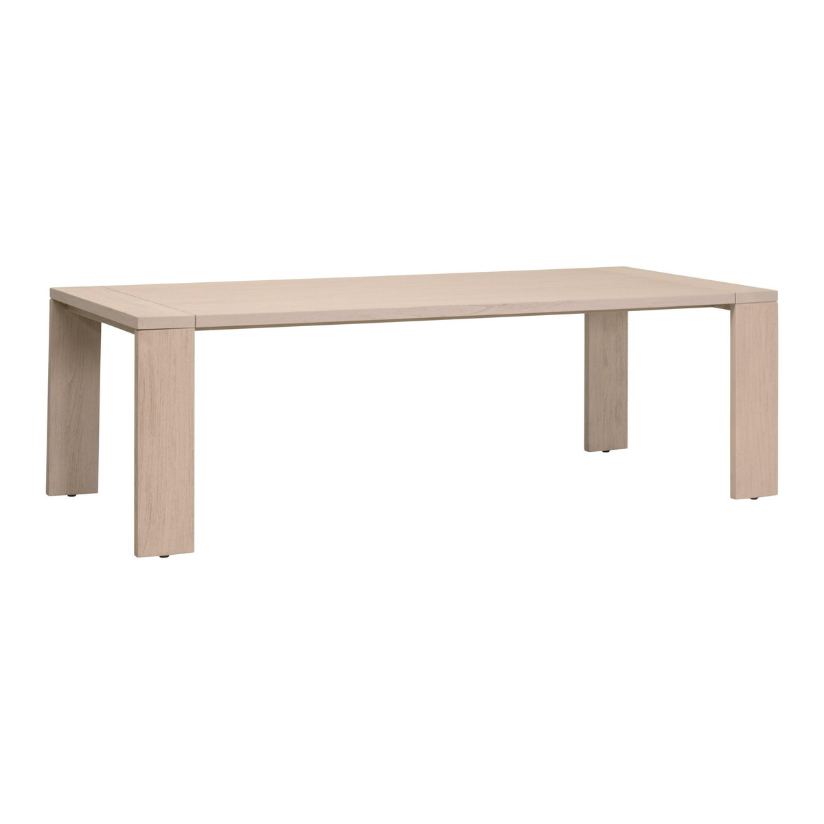 Big Sur Outdoor Dining Table, by Essentials for Living, 94.25" width x 29.75" height x 42" depth View 2