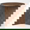 Enzo 32' Round Tabletop with Fluted Wood Base Foyer Accent Table thumbnail 2