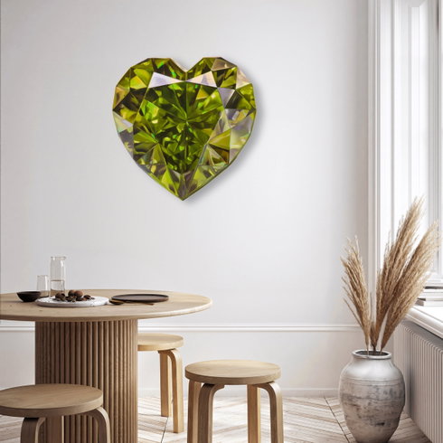 Lime Heart II (No Embellishment)