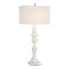 Mayme White Table Lamp, by Uttermost, 17" width x 37.5" height x 10" depth thumbnail 1
