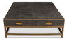 Gideon Shagreen Sq.Coffee Table,Ant.Grey, by Sarreid, 48" length x 48" width x 17" height thumbnail 21