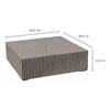 Terning Coffee Table Black And White, by Moe's Home, 40" width x 12" height x 40" depth thumbnail 7
