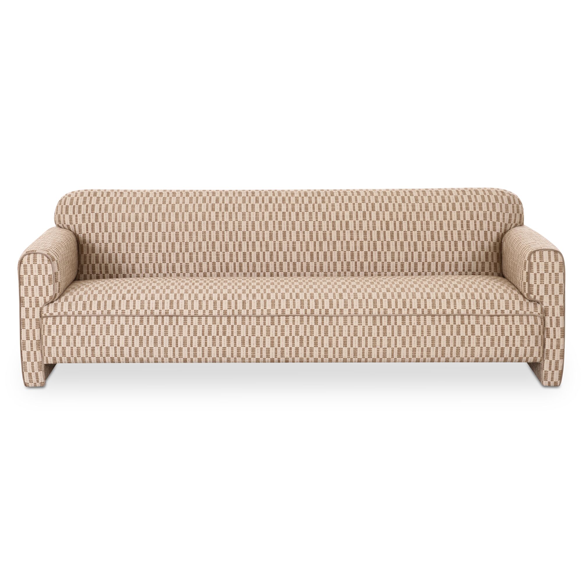 Leo Sofa Taupe, Sofas & Sectional by Moe's Home, 90" width x 29.5" height x 33.8" depth View 1