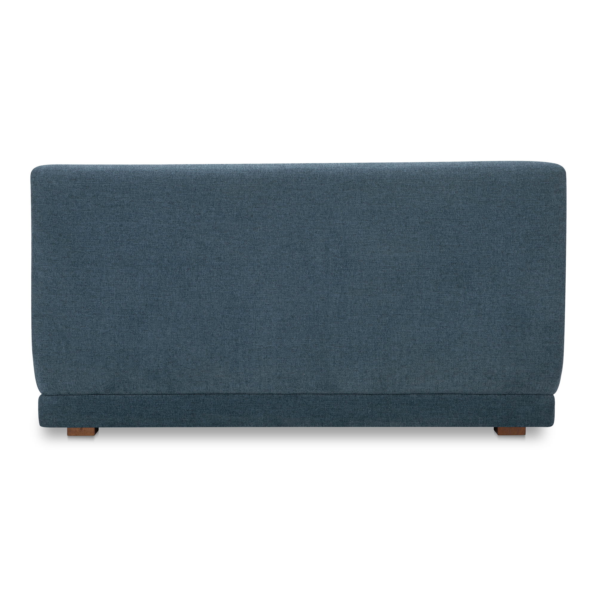 Fraser Wedge Slipper Chair Deep Blue, Accent Chair by Moe's Home, 62.5" width x 31.5" height x 34.3" depth View 4