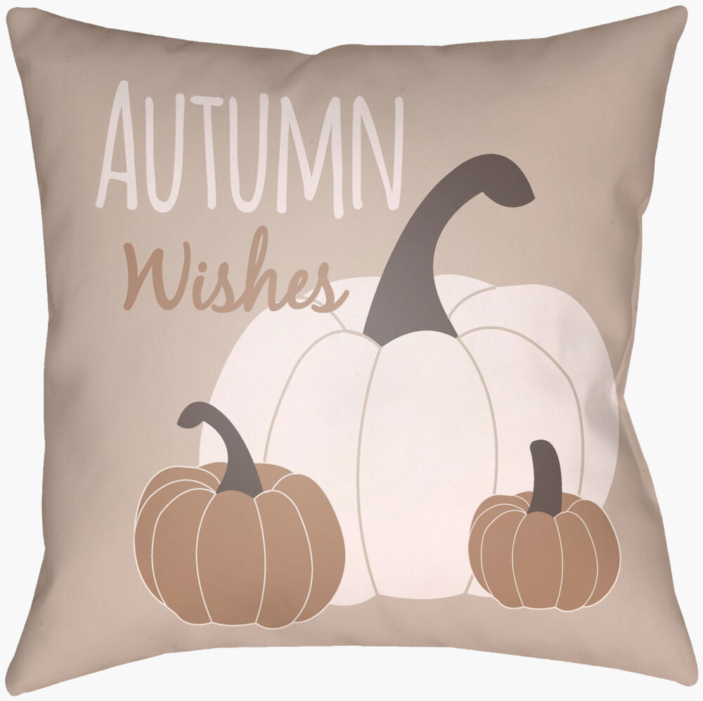 Gratitude Accent Pillow, Decorative Pillow by Surya, 16" length x 16" width