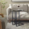 Soma Black Accent Table, Furniture by Uttermost, 18.1" width x 25.5" height x 11" depth thumbnail 2