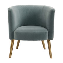 Online Designer Home/Small Office Haider Gray Accent Chair