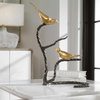 Birds On A Limb Sculpture, Figurines & Statue by Uttermost, 11.62" width x 18.25" height x 6.12" depth thumbnail 4