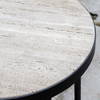 Dauntless Travertine Side Table, Side & End Table by Uttermost, 19" width x 24" height x 19" depth thumbnail 8
