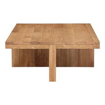 Online Designer Living Room Folke 50" Rectangle Coffee Table, Oak