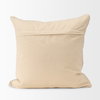 Jacory 22x22 Cream Checker Textured Decorative Square Pillow Cover, Decorative Pillow by Mercana, 22" length x 0.5" width x 22" height thumbnail 8