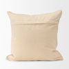 Jacory Cream Checker Textured Decorative Square Pillow Cover thumbnail 7