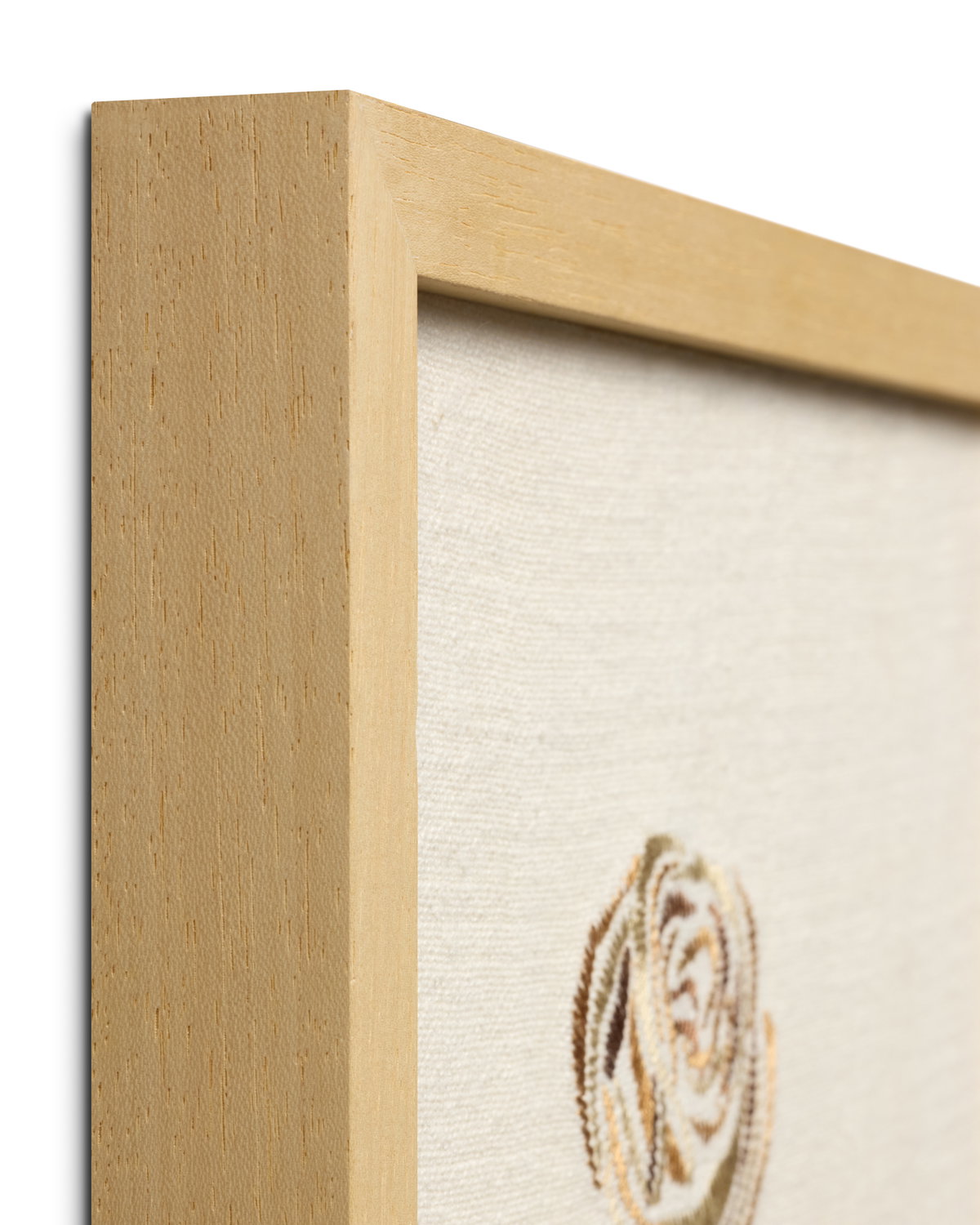 Loloi Rose Bud Beige Wall Art, Wall Hanging, 12" length x 15" width View 2