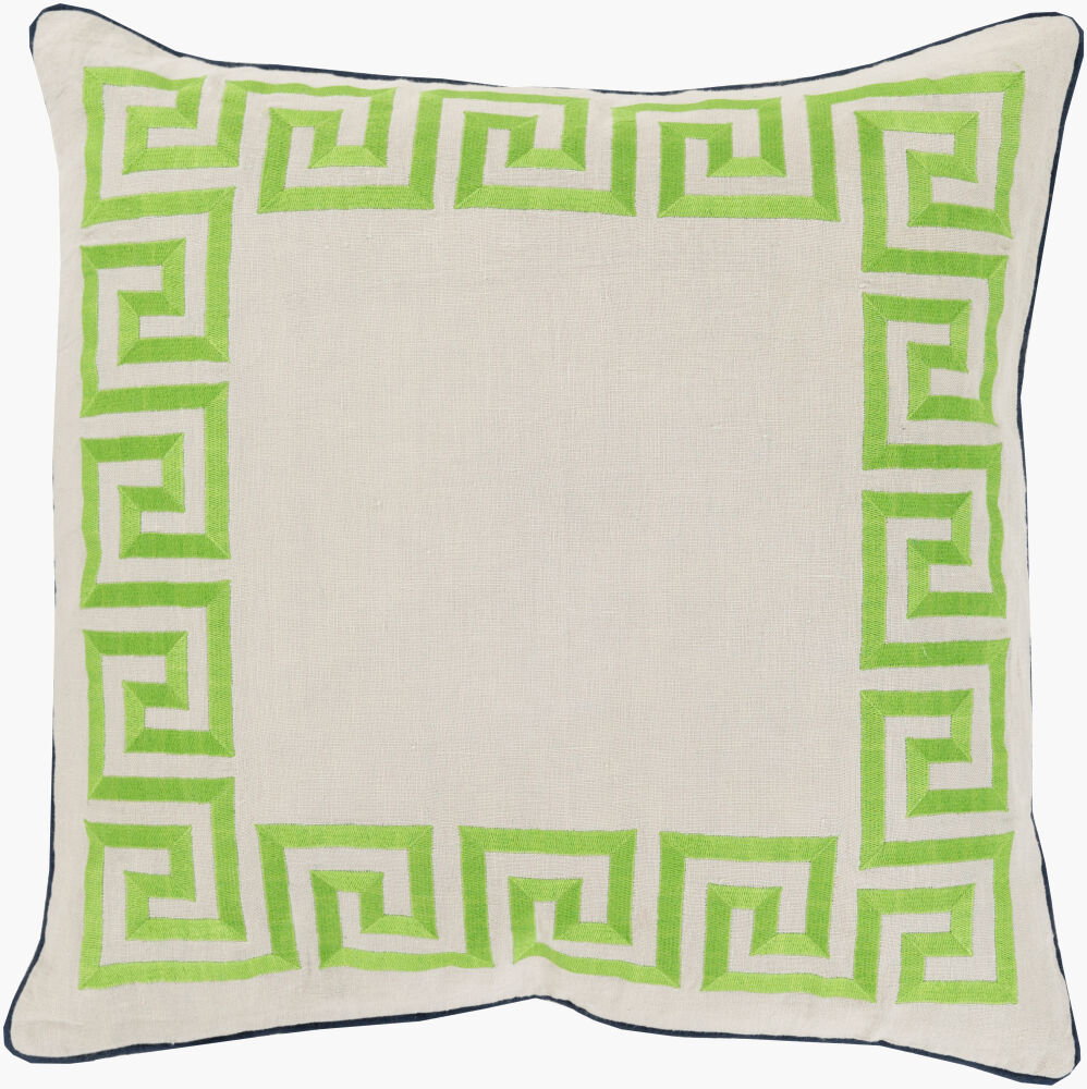 Key Accent Pillow, Decorative Pillow by Surya, 20" length x 20" width