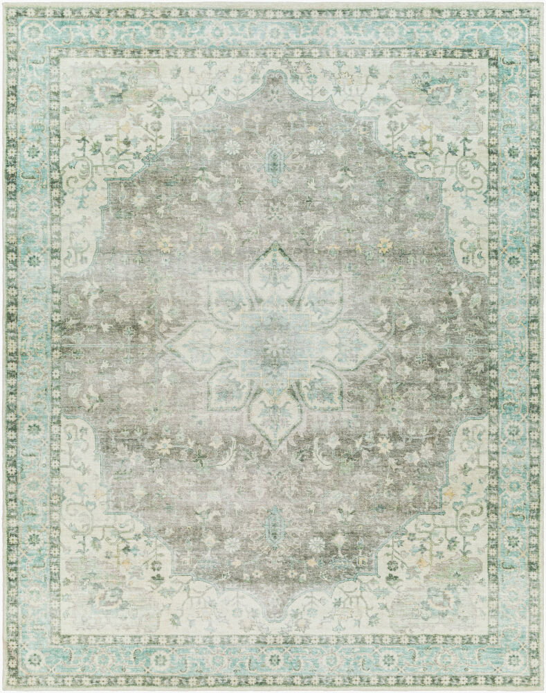 Erin Machine Woven Rug, by Surya, 1'3.75" length x 1'3.75" width