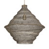 Sigh Woven Brass 1 Light Pendant, by Uttermost, 1'8" width x 1'8.6" height x 1'8" diameter x 1'8" depth thumbnail 5