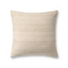 Loloi Natural Pillow, Decorative Pillow, 20" length x 20" width thumbnail 1