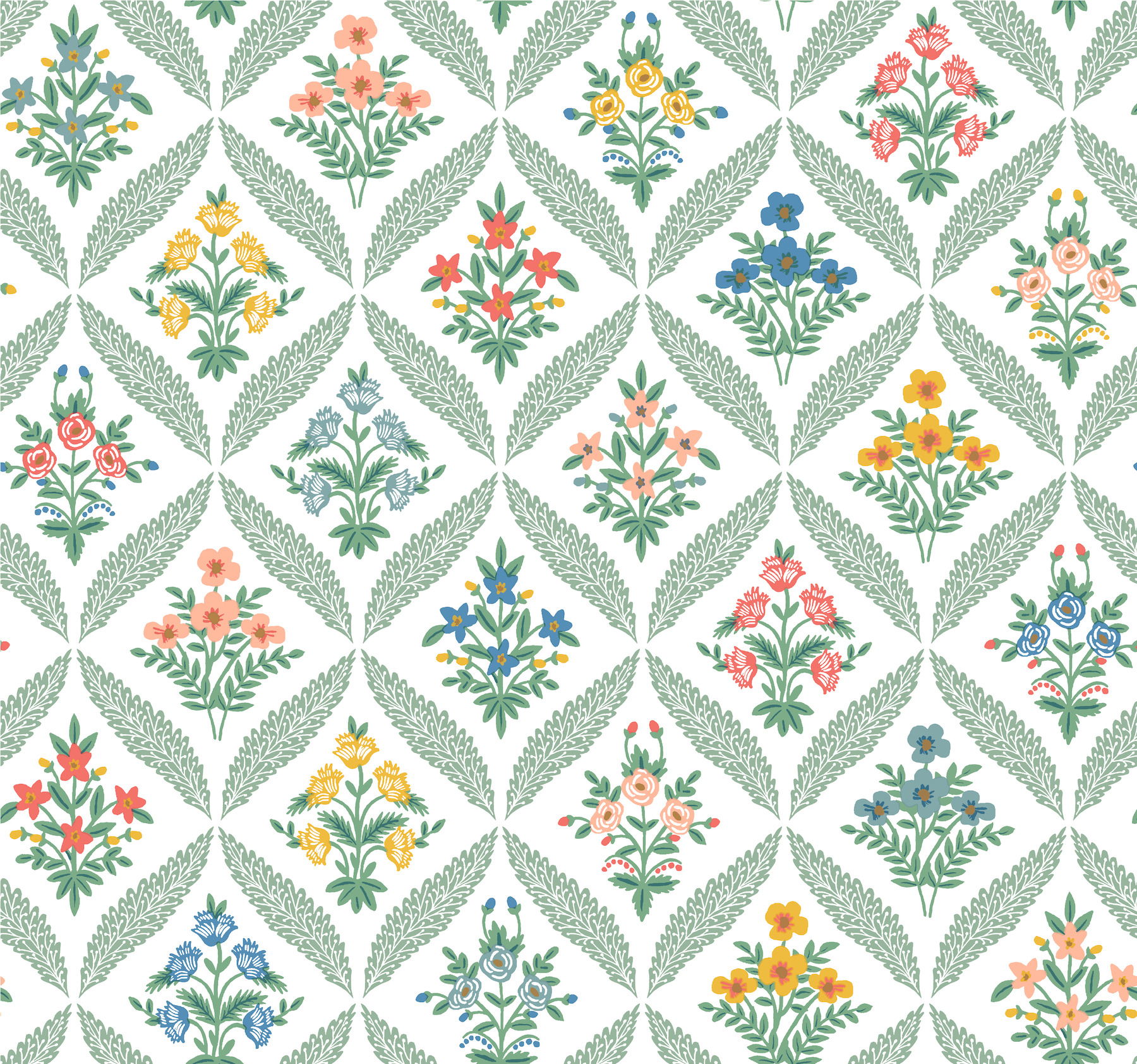 Estee Garden Sage Wallpaper large image 