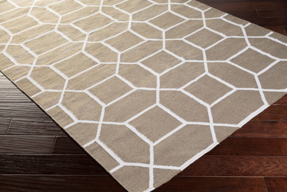 Lagoon Handmade Rug, by Surya, 1'6" length x 1'6" width