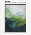 Serene Green Framed Abstract Art thumbnail 2